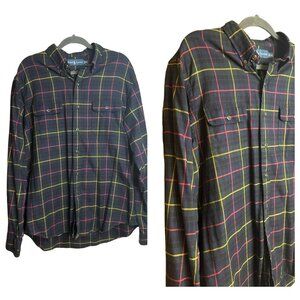 VTG 90s Ralph Lauren Men’s Stripe Button Down Stripe Pink Casual Shirt SZ XL